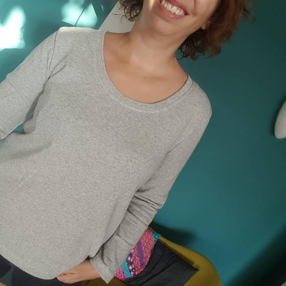 Sweat Jeannette Marie poisson Coudre le stretch - Avril sur un fil