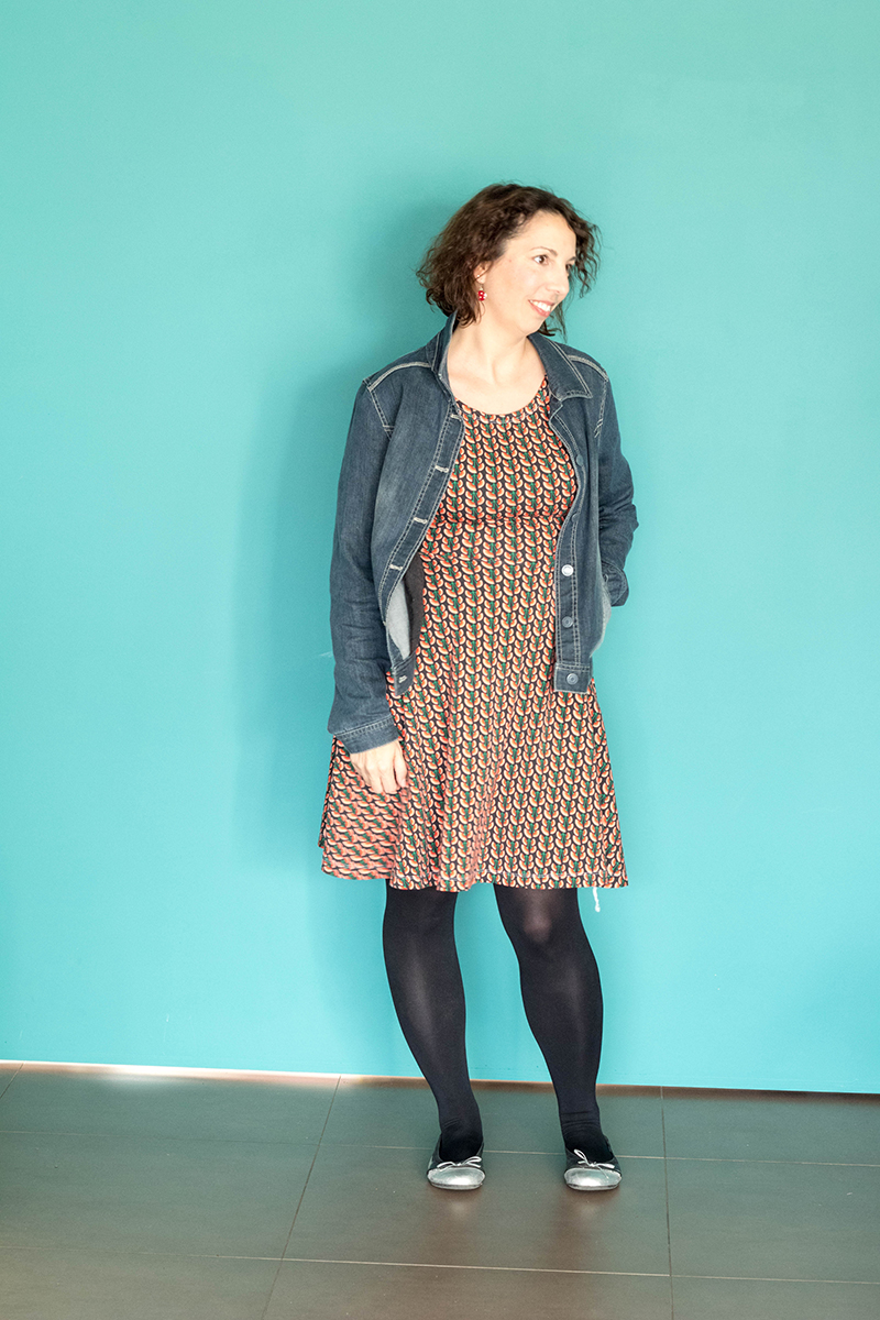 Robe Moneta parfaitement compatible avec ma garde robe ! Ici, version casual.