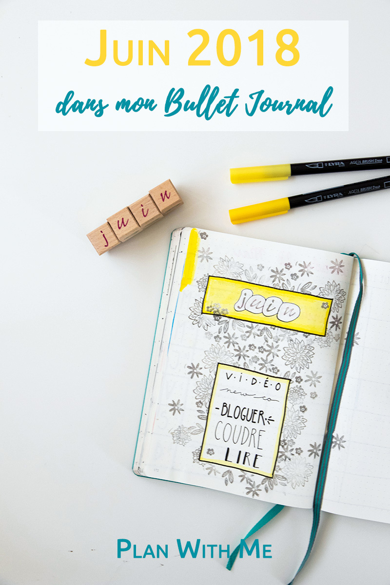 Juin 2018 dans mon Bullet Journal