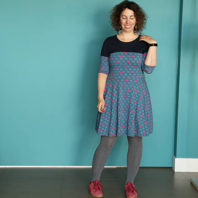 Me Made May 2018 - Jour 4 : Robe Givre x Zéphyr / Deer and Doe - Avril sur un fil