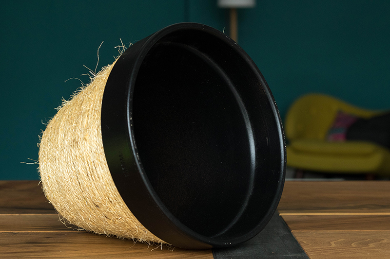 DIY : cache pot en corde - Avril sur un fil