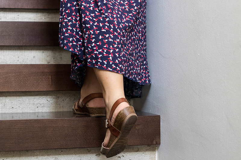 Nouvelle robe longue cousue main givre x moneta - Avril sur un fil