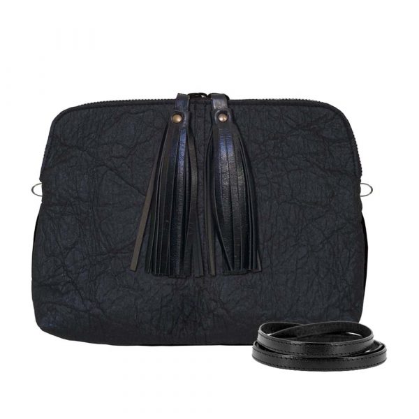 Idées cadeaux pour un noël plus éthique : Sac Pinatex de Camille chez Dressing Responsable