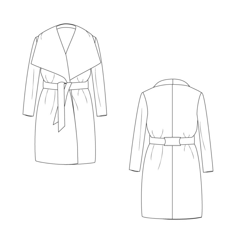 Manteau Olga de Mouna Sew