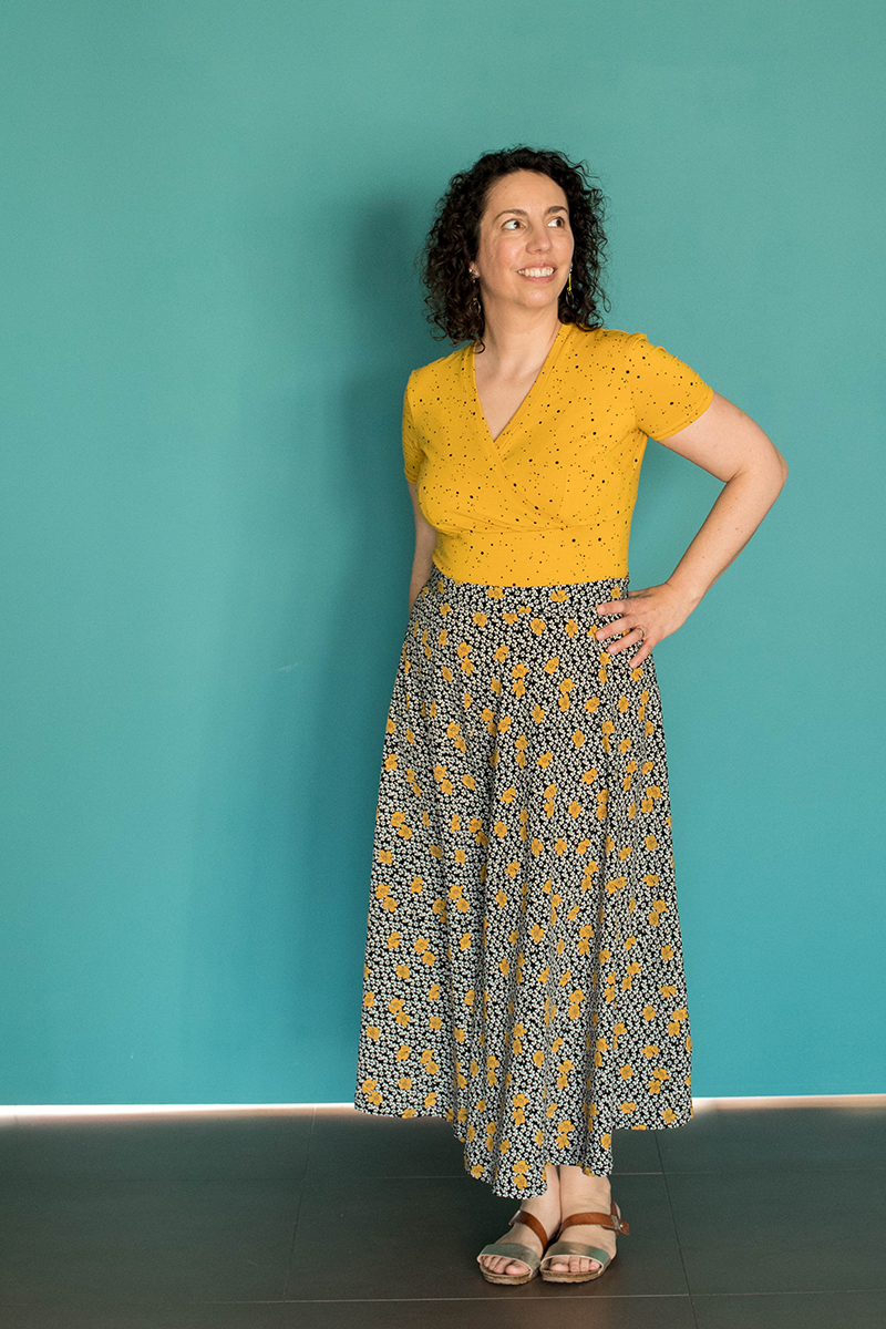 Couture : Body et jupe longue - Avril sur un fil