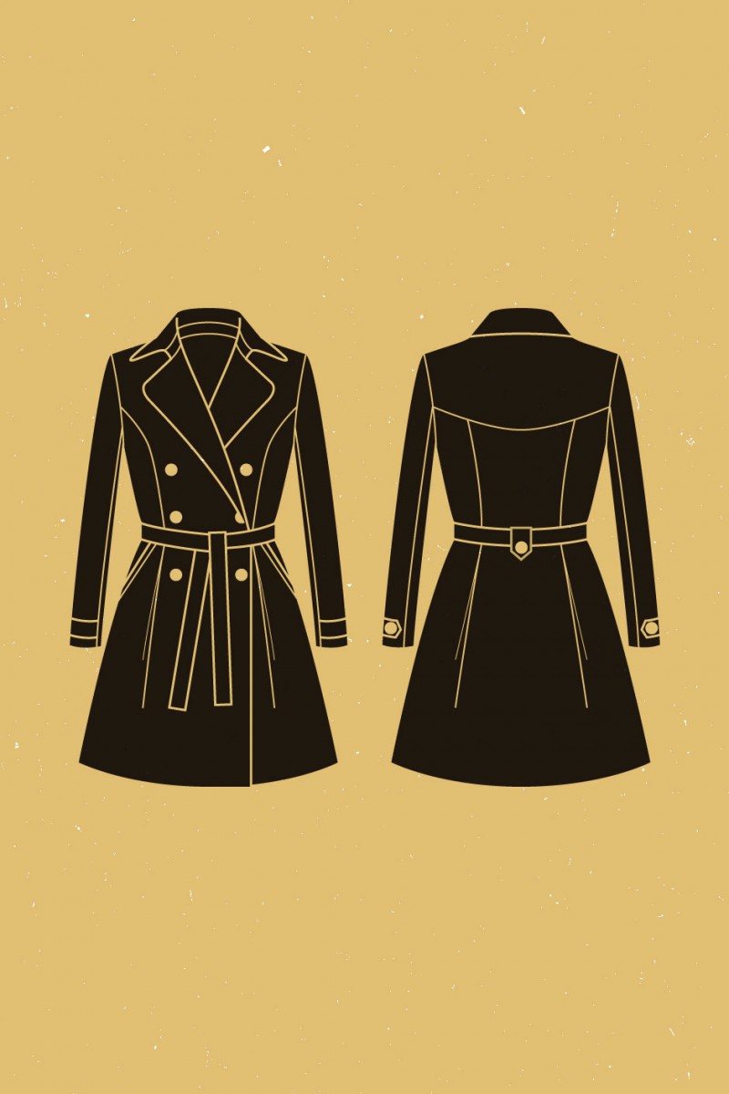 Mes projets couture d'automne : Le trench Luzerne de Deer and Doe