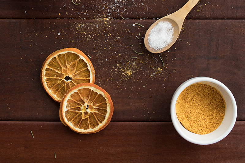 Poudre d'orange fait maison - Avril sur un fil
