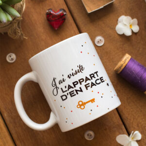 Mug j’ai visité l’Appart d’en face - Lili et le scarabée rOZ